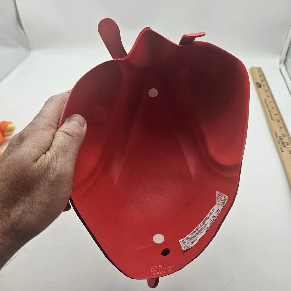 Disney On Ice Chicken Rooster Hat Red White Adult Costume Foam Toy Helmet